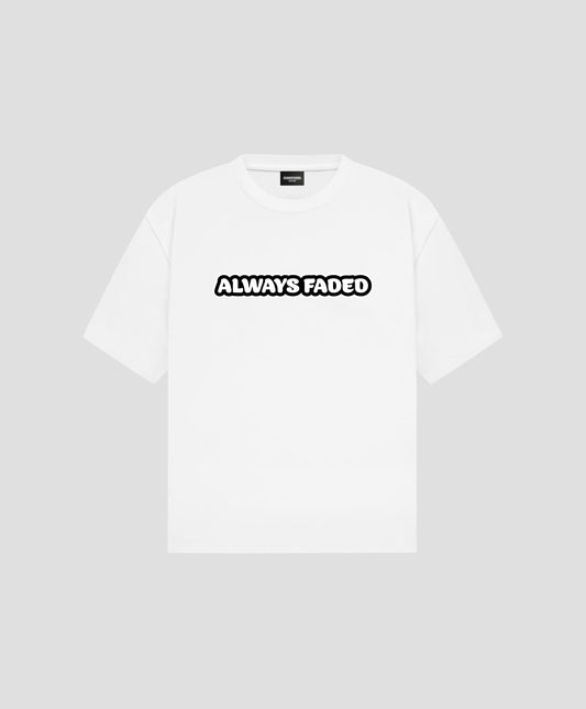 ALWAYS FADED White Tee